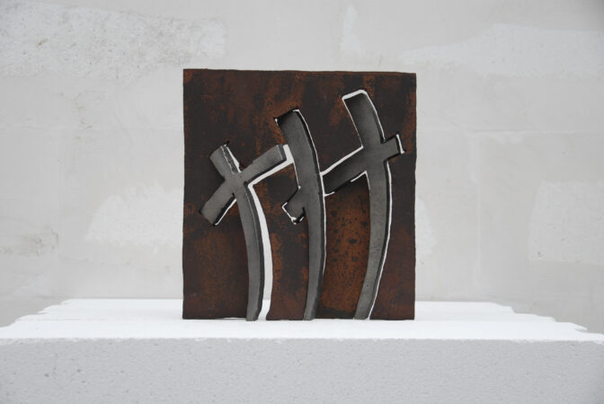 Découpages - 32 Tôle découpée 26,5 x 28,5 x 7cm