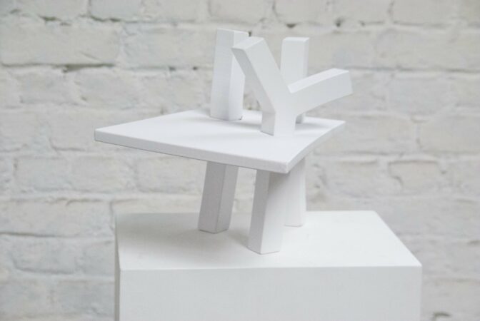 Trépied-27 / 36 x 26 x 24cm